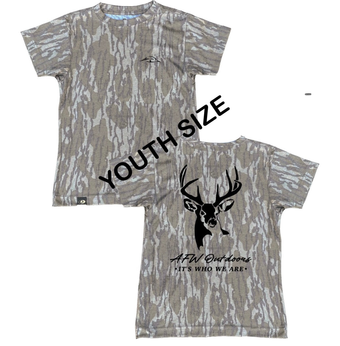 Youth AFW Mossy Oak Tee