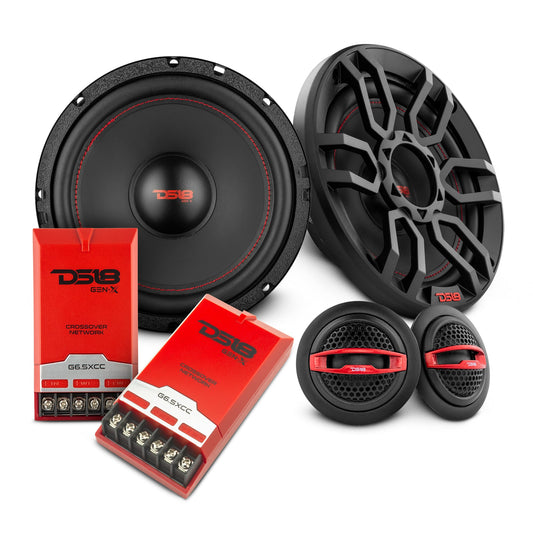 DS18 2006-2020 Honda Civic Front and Back Doors Sedan Speaker Good Upgrade/Replacement Package 900 Watts