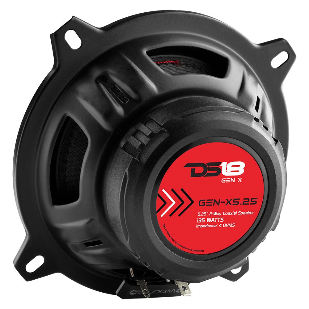 DS18 GEN-X5.25 5.25" 2-Way Coaxial Car Speaker 135 Watts 4-Ohm