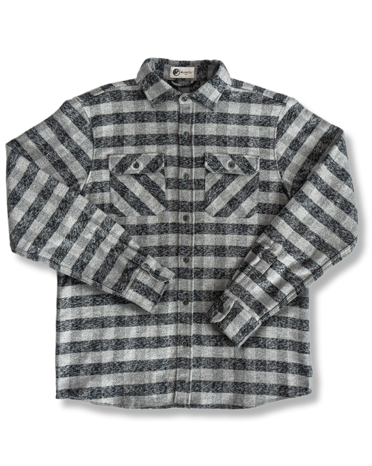 Grand Flannel, Charcoal Gingham