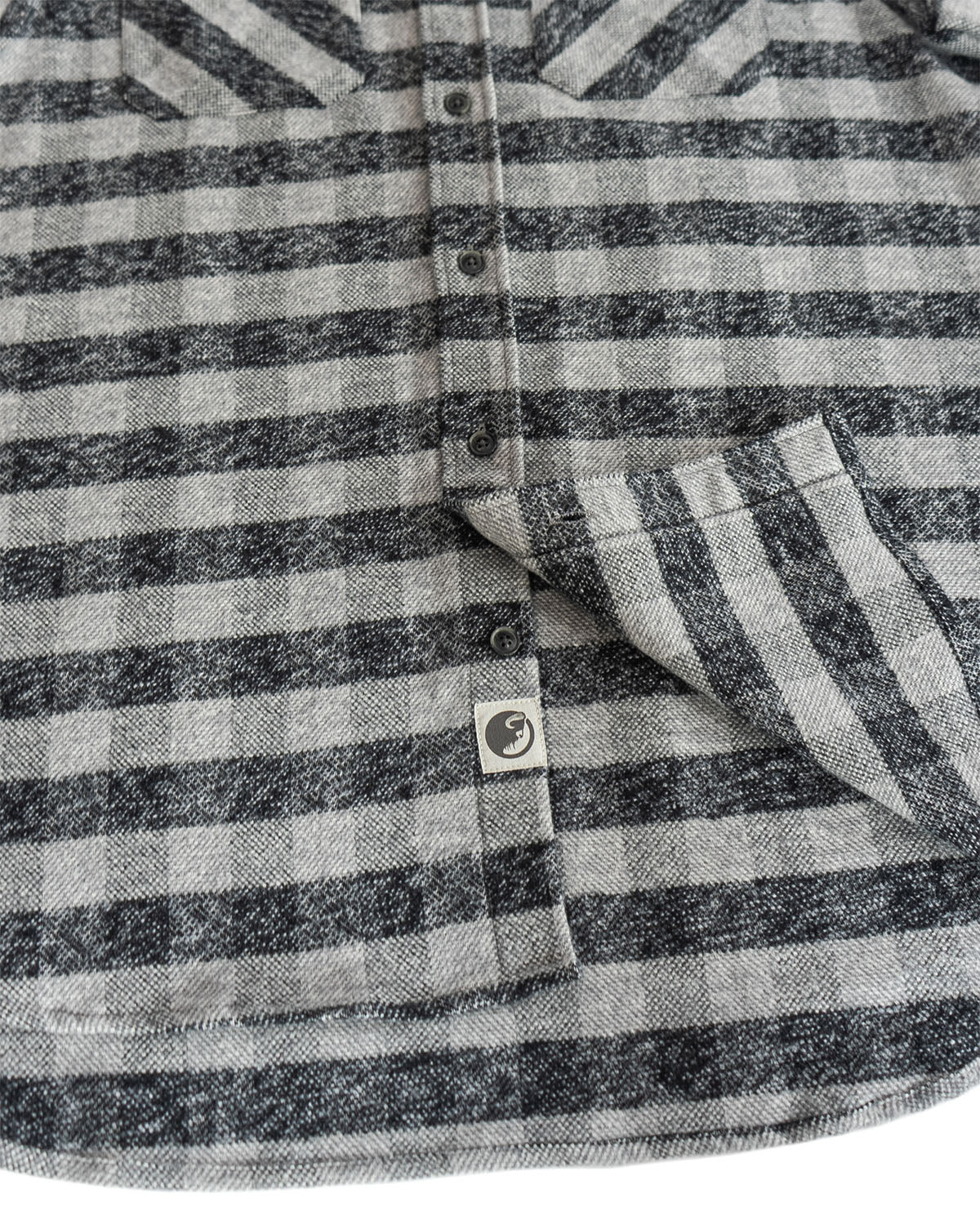 Grand Flannel, Charcoal Gingham