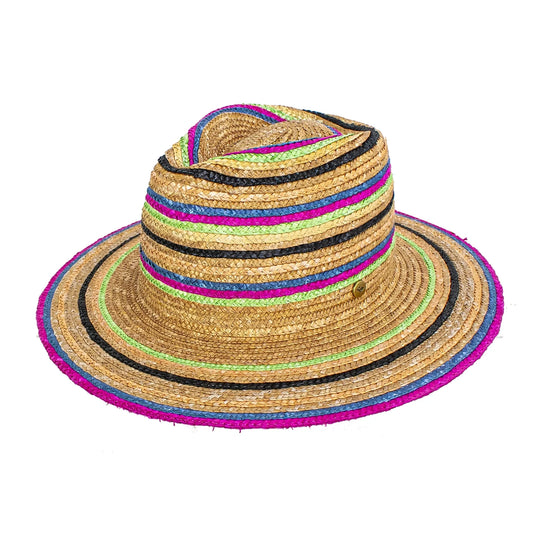 Peter Grimm Glaring - Straw Fedora Hat