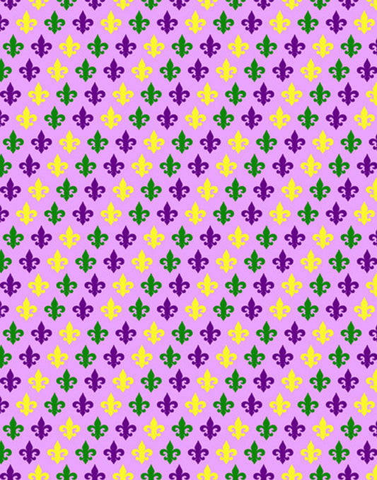The Fleur de Lis Polo - Purple