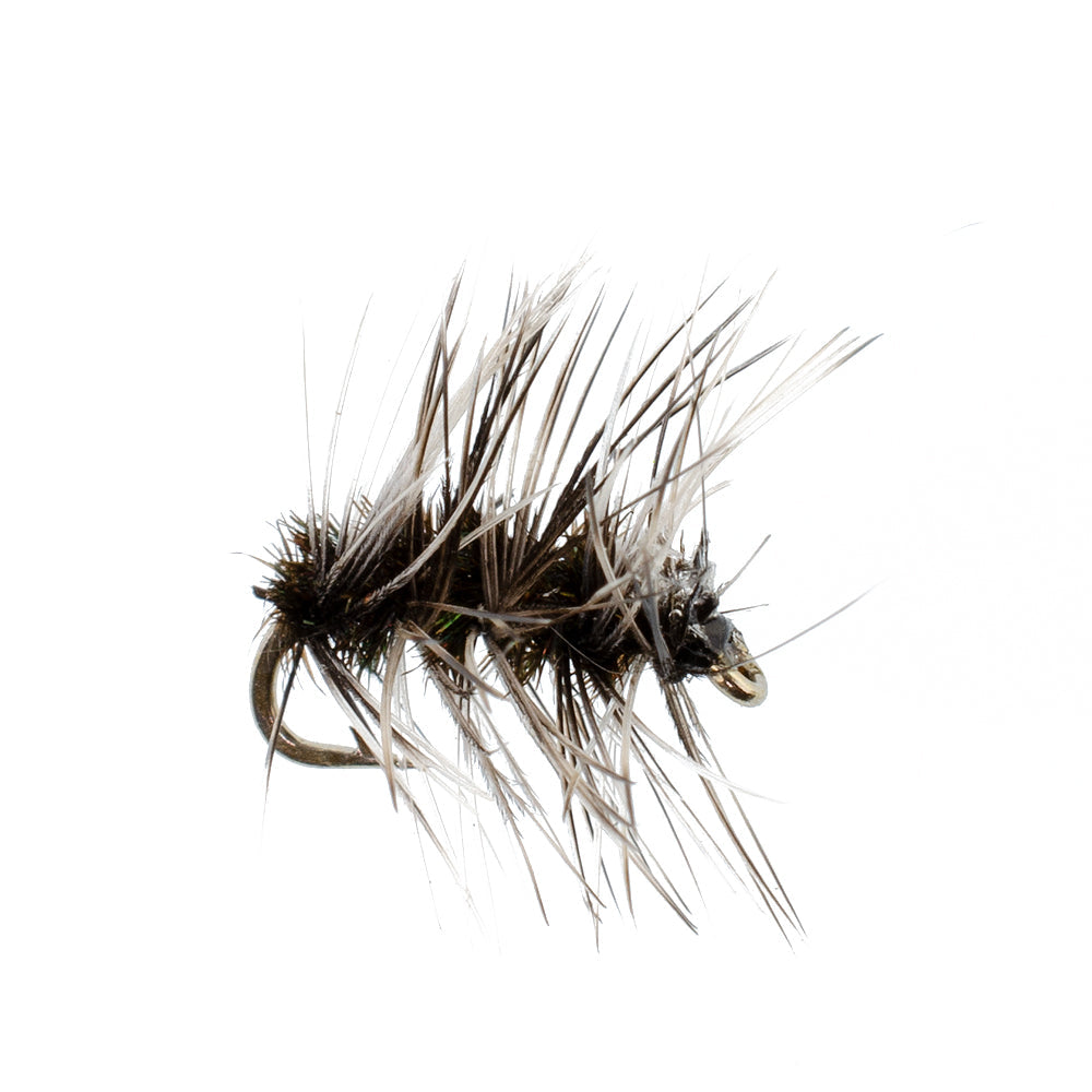 Barbless Griffiths Gnat Midge Trout Dry Fly Fishing Flies - 6 Flies Size 18