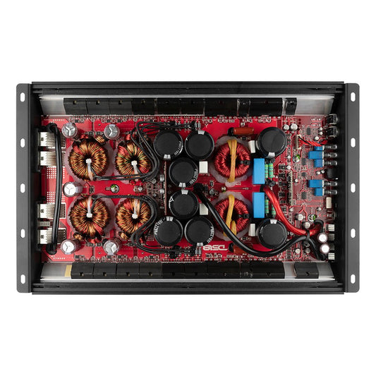 HOOLIGAN KO 1-Channel Amplifier with Voltmeter 5000 Watts Rms @ 1-Ohm Made In Korea Black