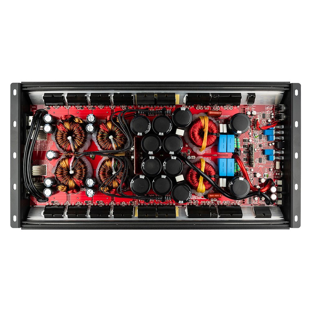 HOOLIGAN KO 1-Channel Amplifier with Voltmeter 8000 Watts Rms @ 1-Ohm Made In Korea Black