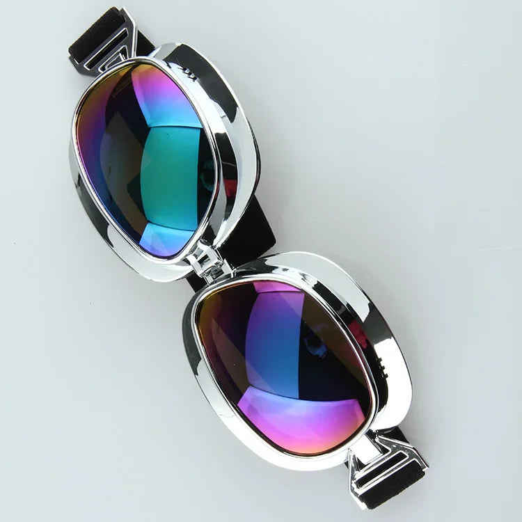 Motorcycle Goggles Vintage Windproof UV Protection for Harley