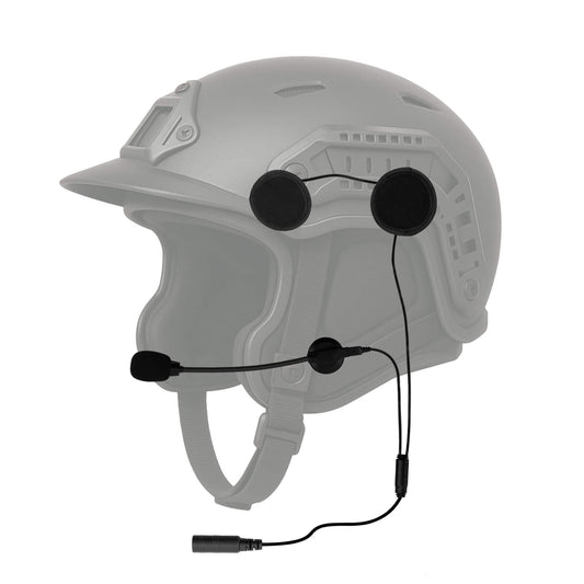 In Helmet & Push To Talk Kit - Quick Disconnect (Hirose): EF Johnson VP5000 VP6000 VP8000 Series