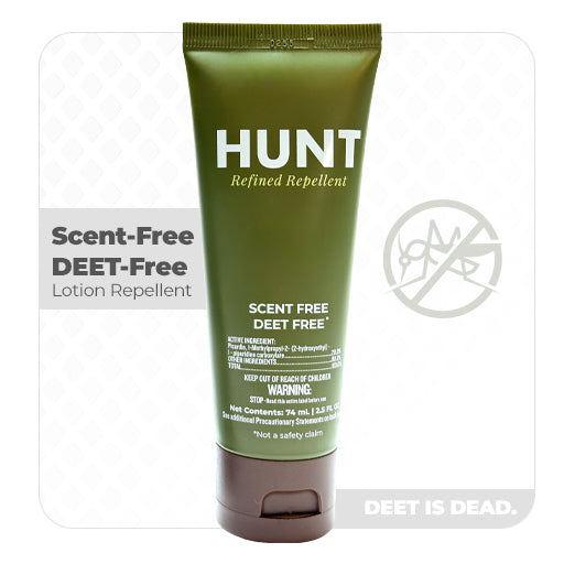 HUNT - Scent-Free, DEET-Free Insect Repellent Lotion