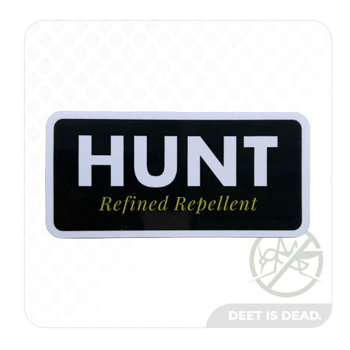 HUNT Refined Repellent Decal Four Pack