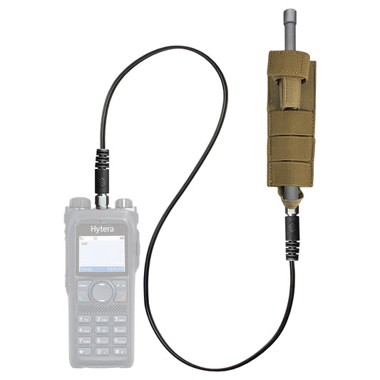 Tactical Antenna Relocation Kit(Black, Tan, or Green) - Hytera w/ SMA Antenna