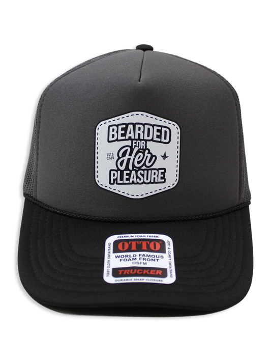 Bearded For Her Pleasure Trucker Hat