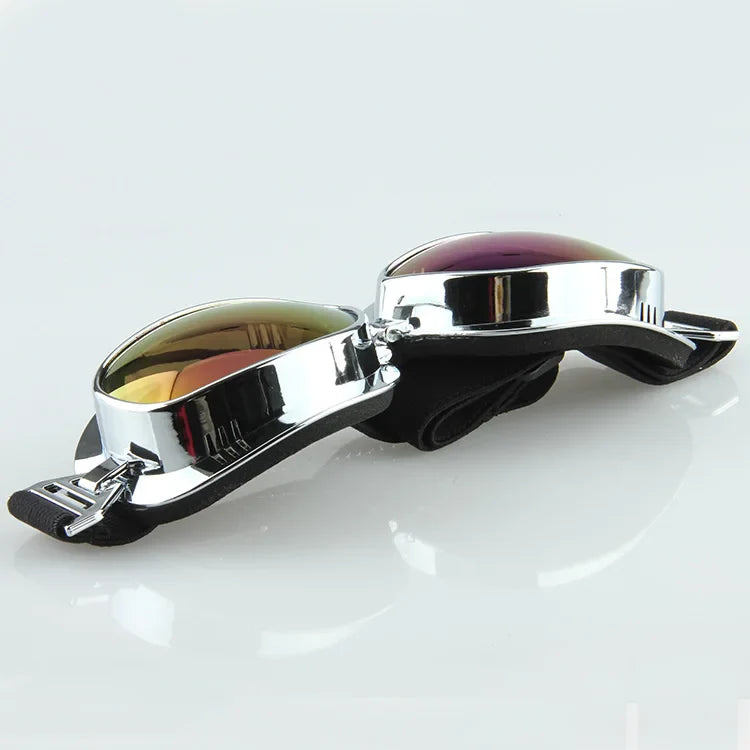 Motorcycle Goggles Vintage Windproof UV Protection for Harley
