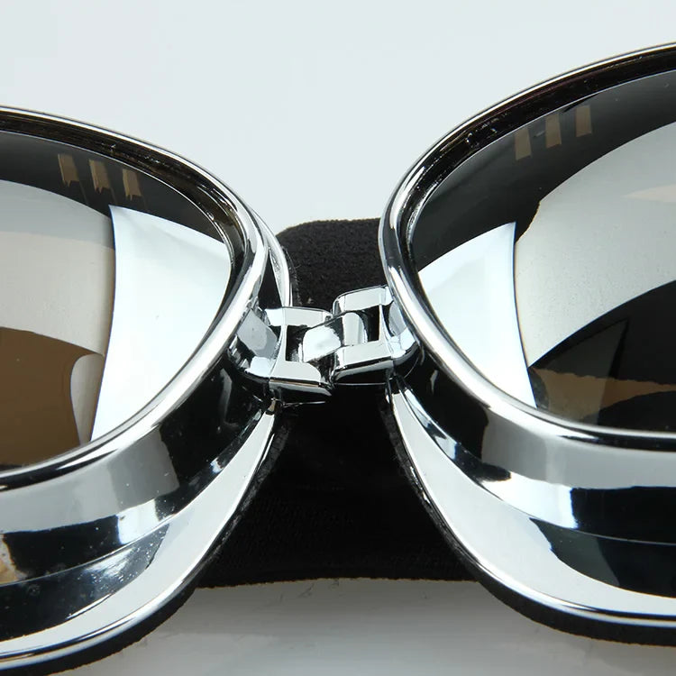 Motorcycle Goggles Vintage Windproof UV Protection for Harley