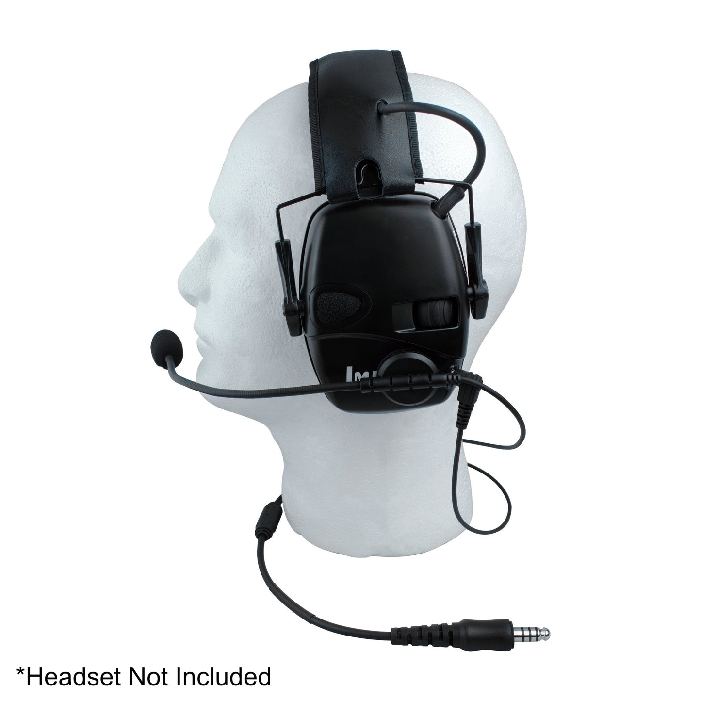 Boom Mic Kit w/ Ear Pro Input Cable & Nexus Connector - NATO Wired(High Impedance), for Hearing Protection(Ear Pro) Headsets