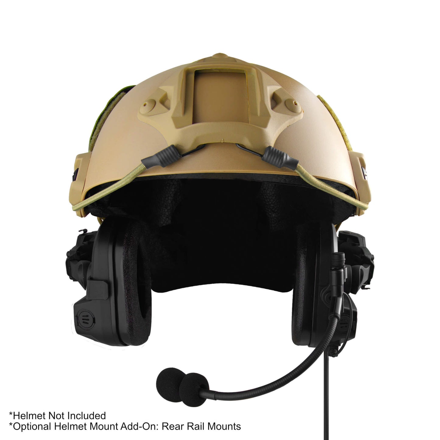 PolTact V2 Tactical Comms Helmet Headset w/ Active Hearing Protection - Motorola: XTS Series, HT/JT1000, MT/MTS2000, MTX838/900/8000/9000, PR1500 & More