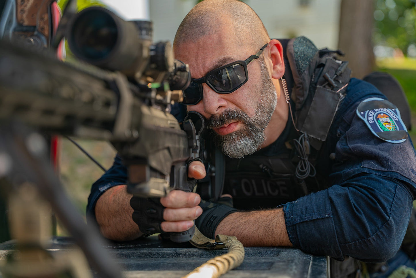 Invisible Series Tubeless Covert/Tactical Radio Dual Earpiece Ambidextrous- 3.5mm, Connects to Speaker Mic for Motorola, Kenwood, Icom, Relm, & More