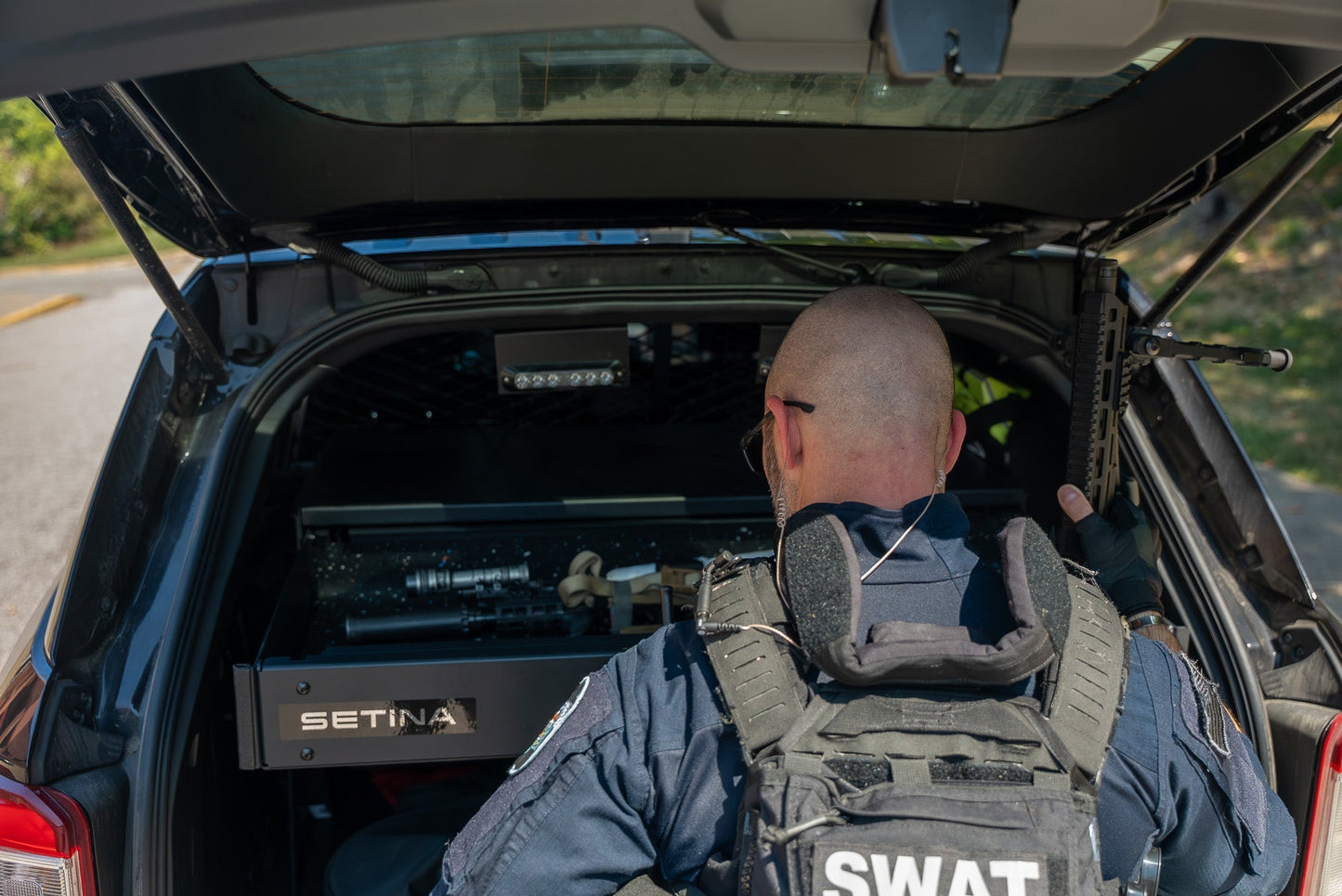 Tactical Mic / Dual Ear Invisible Tubeless Earpiece / TP-120/U174 Connector Kit - NATO Wired, No PTT Adapter