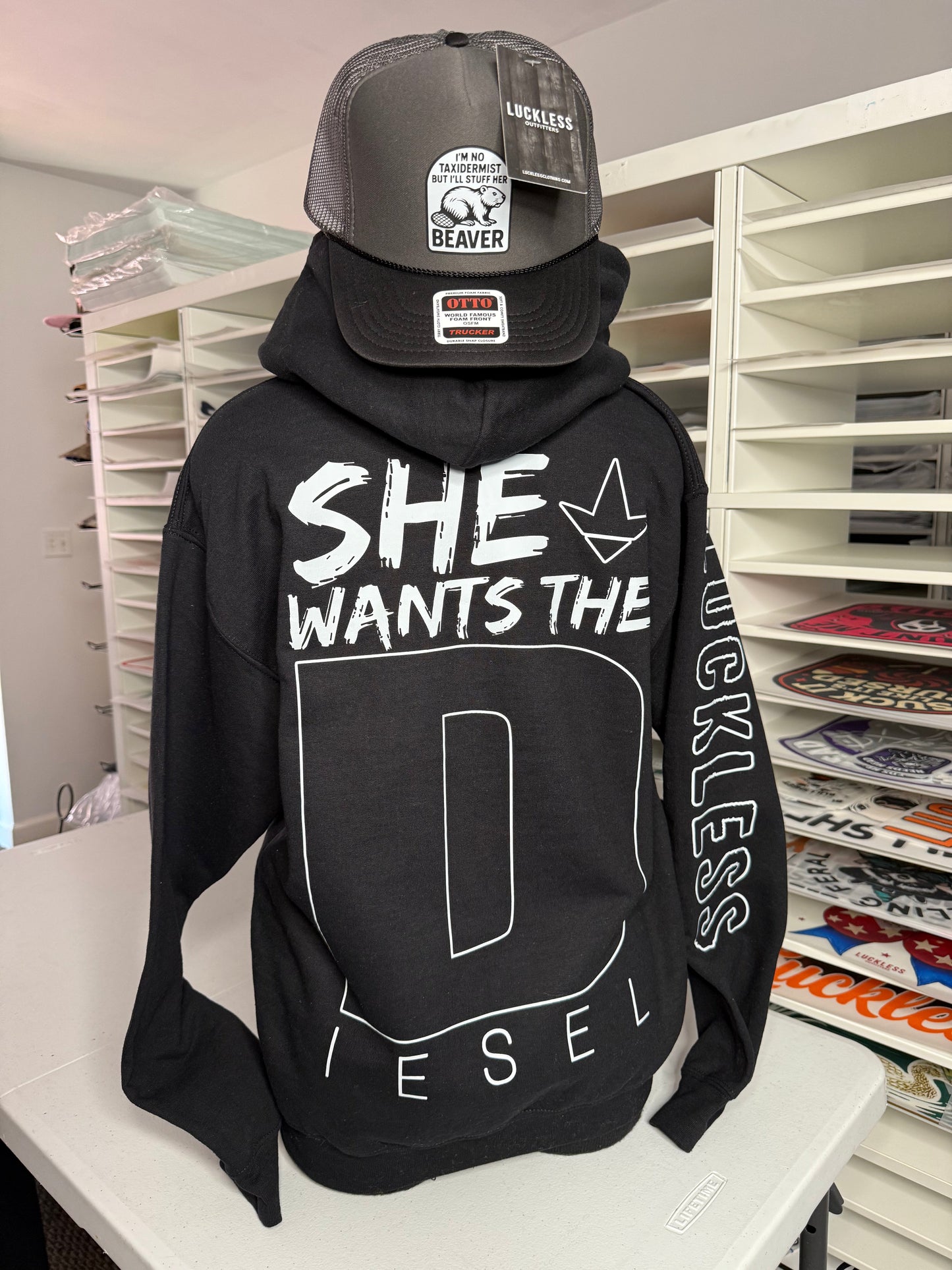 She Wants the Diesel Hoodie