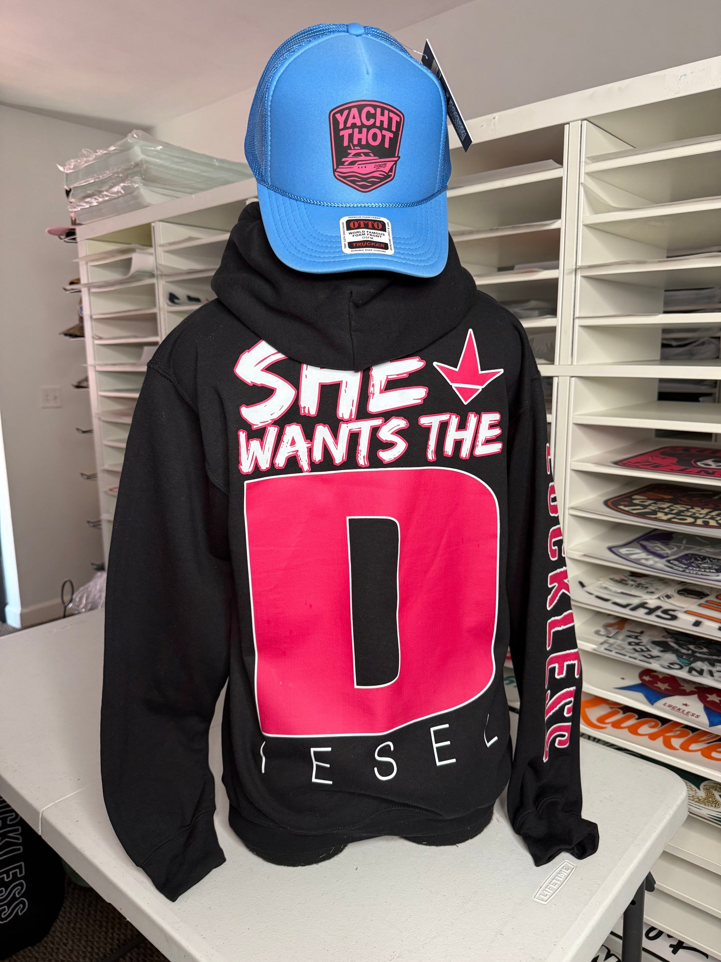 She Wants the Diesel Hoodie