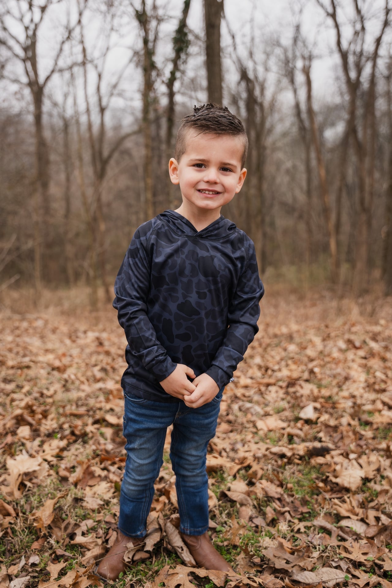 Toddler Old School Camo Performance Hoodies