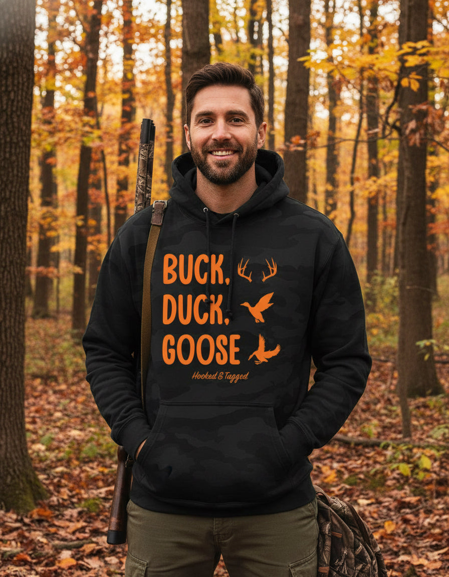 Buck, Duck, Goose Hoodie