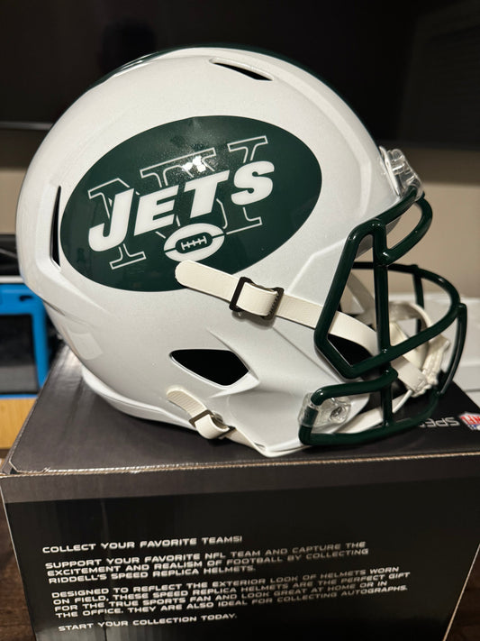 New York Jets Full Size 1998 to 2018 Speed Replica Throwback Helmet - NFL