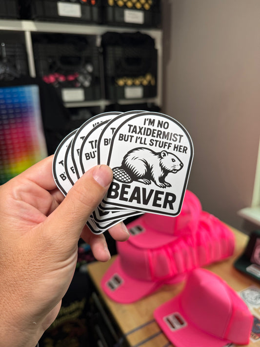 Taxidermist Sticker