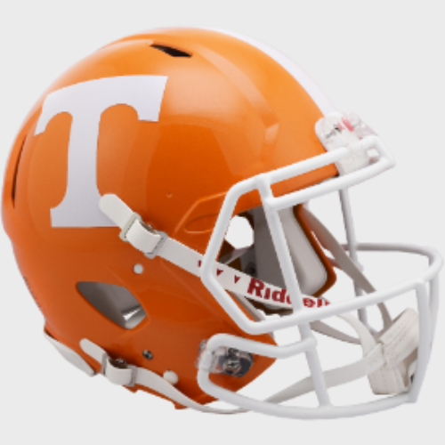 Tennessee Volunteers Full Size Authentic Speed Football Helmet Metallic Orange - NCAA