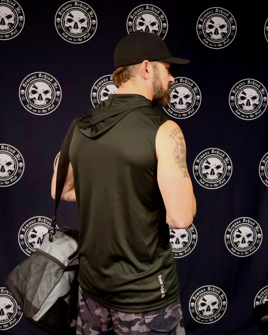 Men's Cooling Performance Sleeveless Hooded T-shirt