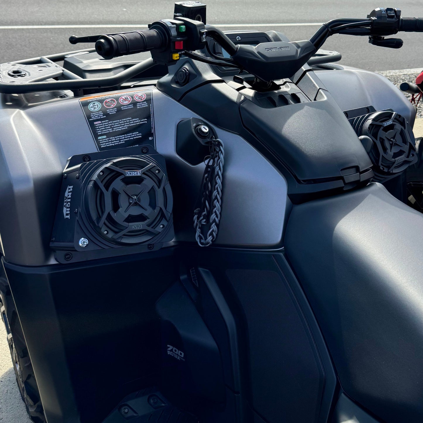 Can Am Outlander (12–25) Bluetooth LED ATV Sound System