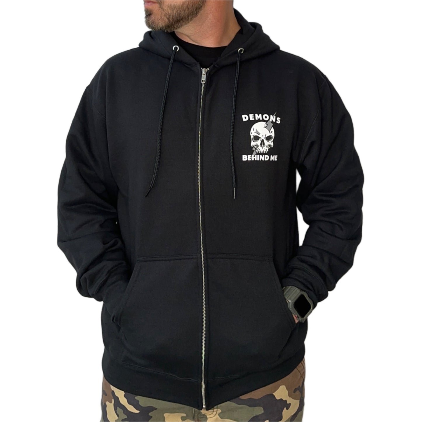Closeout- "Unbreakable" Unisex Zip-Up Hooded Sweatshirt