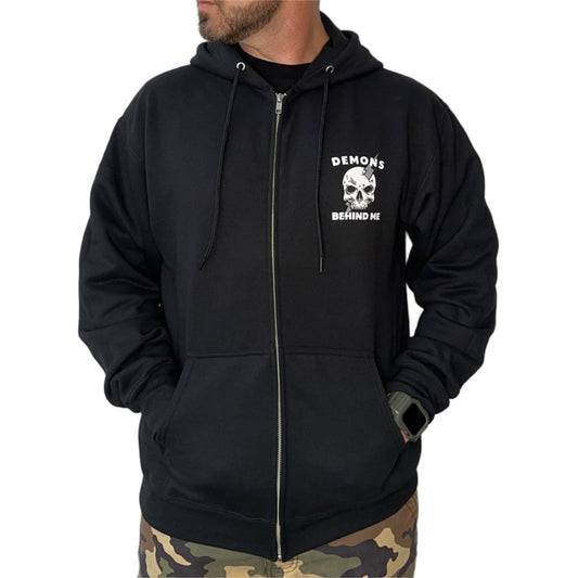 Closeout- "Unbreakable" Unisex Zip-Up Hooded Sweatshirt