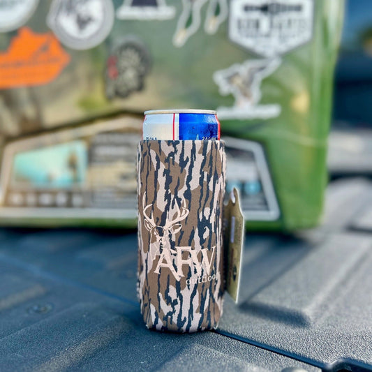 Buck Logo Drink Koozies - Skinny Can