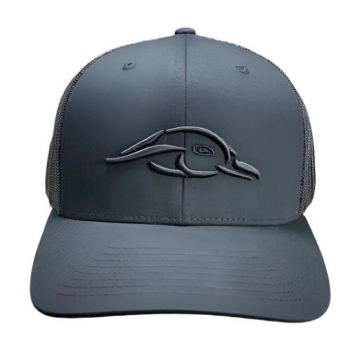 "The Ghost" Black with Black 3D Logo and Black Mesh