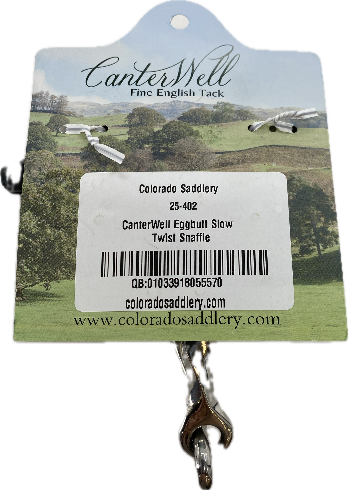 Eggbutt Slow Twist Snaffle