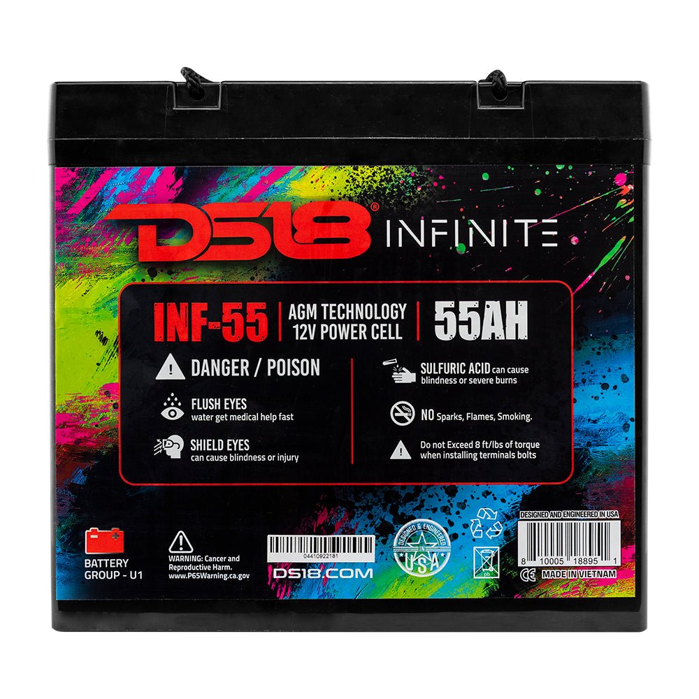 INFINITE 55 AH AGM Power Cell Battery