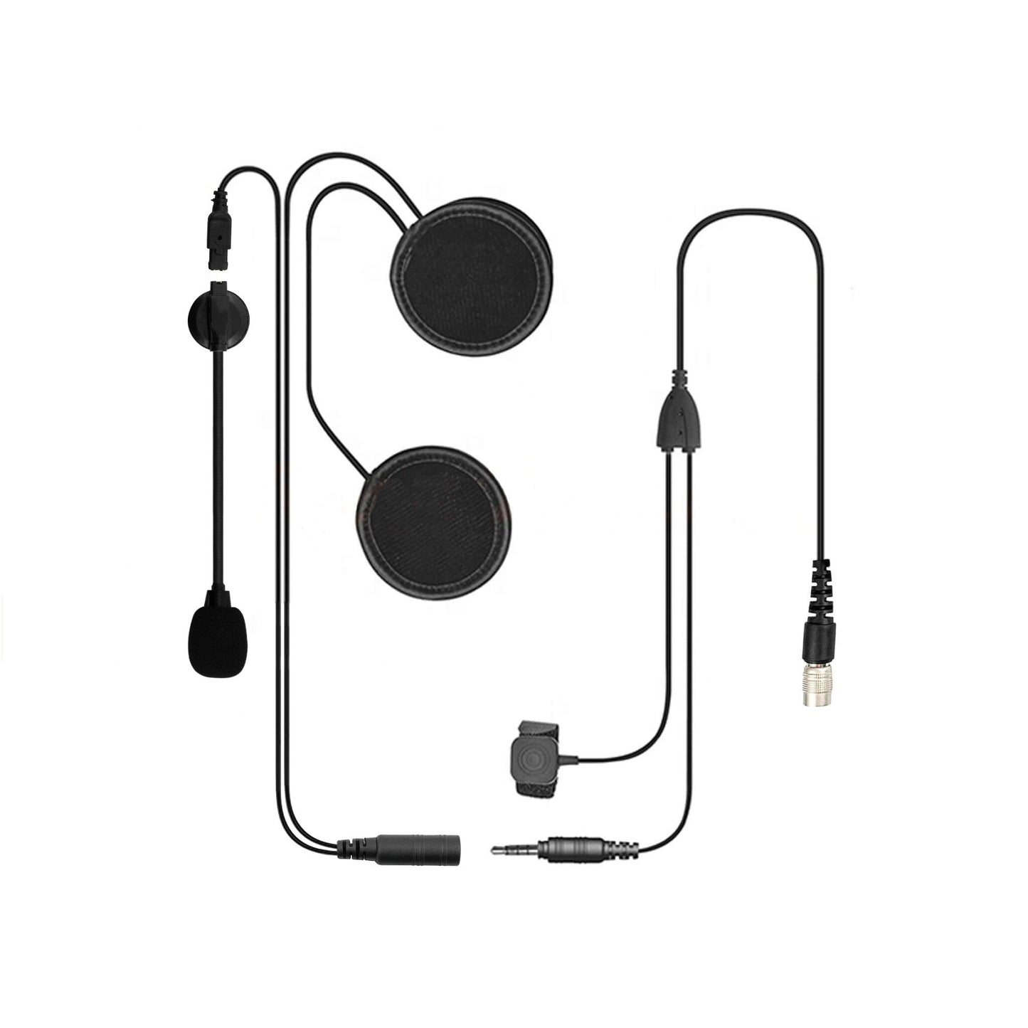 In Helmet & Push To Talk Kit - Quick Disconnect (Hirose): Motorola: HT750/1250/1550, MTX850/950/960/8250/9250, PR860 & More