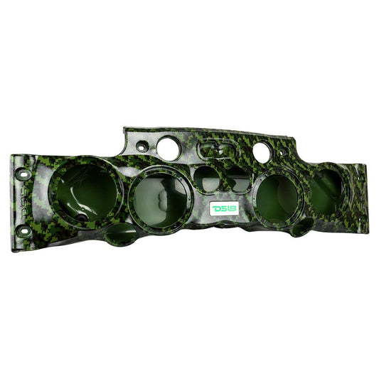 DS18 JK-SBAR/CMGR Exclusive Overhead Audio Bar System for JK/JKU Jeeps (4x 8" Speakers 4x3.72" Tweeters 2x1" Drivers) Camo Green