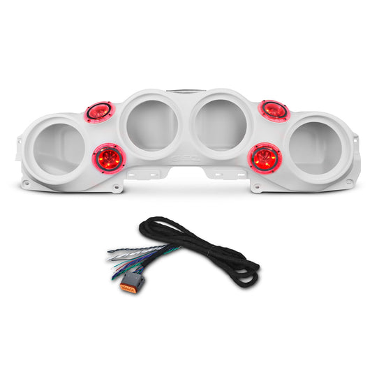Jeep JL/JLU,JT Overhead Bar System Fits 4 X 8" Speakers (Not Included) and 4 X Tweeters PRO-TW4L and Harness Included