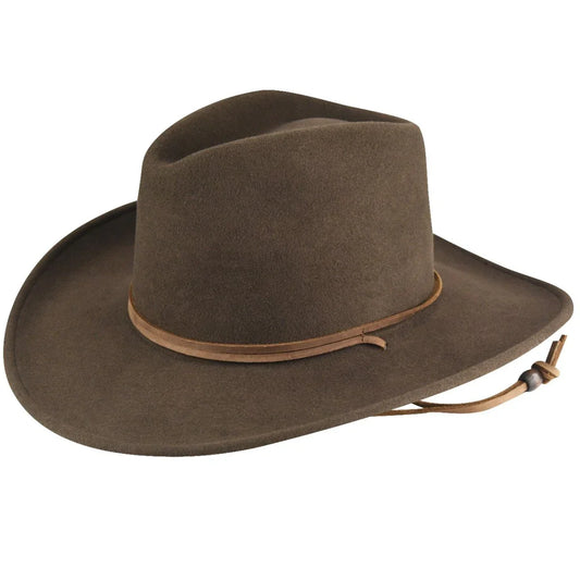 Bailey Joe Eder - LiteFelt Wool Felt Outback Hat w/ Earflaps
