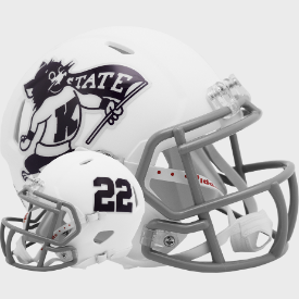 Kansas State Wildcats NCAA Mini Speed Football Helmet Willie Wildcat- NCAA