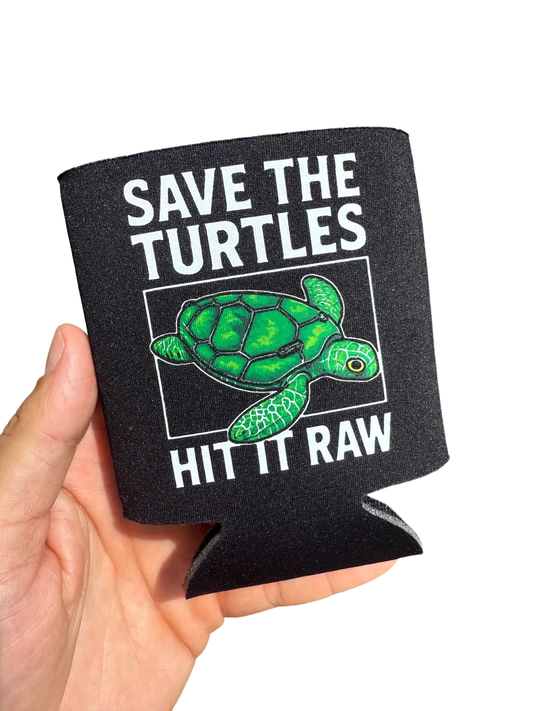 Save the Turtles Koozie
