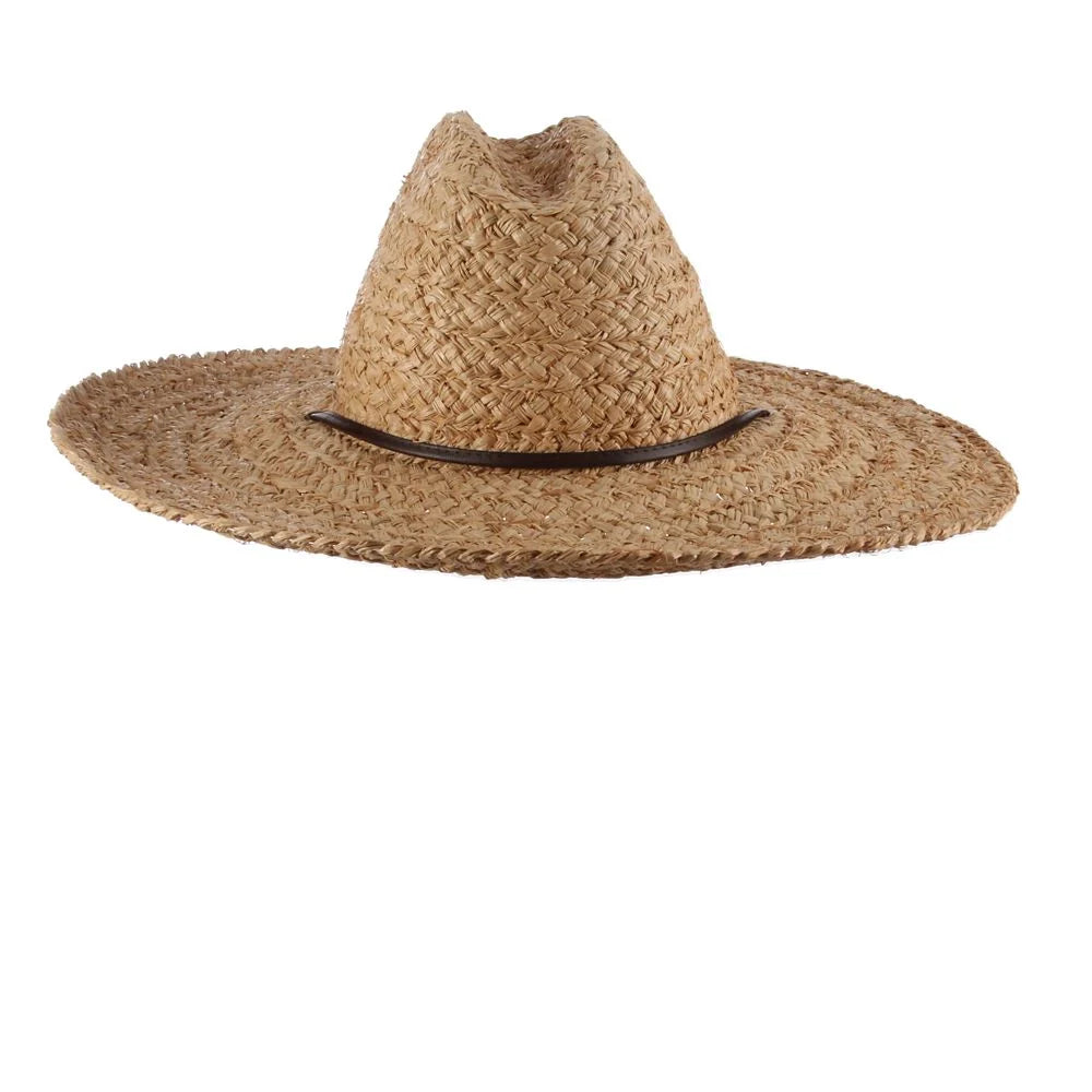 Scala Carina - Wide Brim Straw Sun Hat