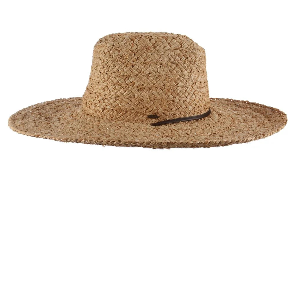 Scala Carina - Wide Brim Straw Sun Hat