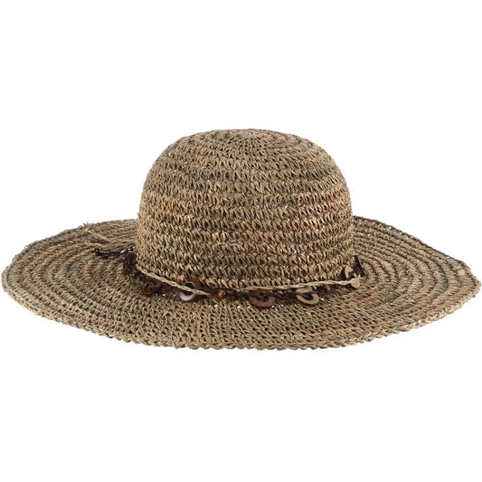 Scala Rayne - Crocheted Straw Sun Hat