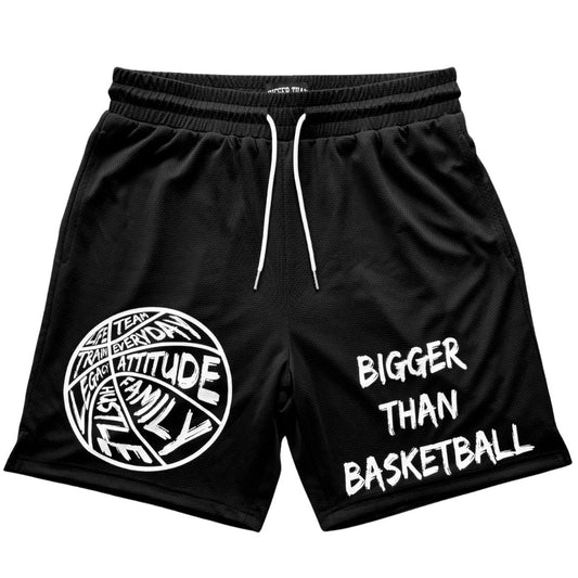 Bigger Than Basketball - Shorts - Black