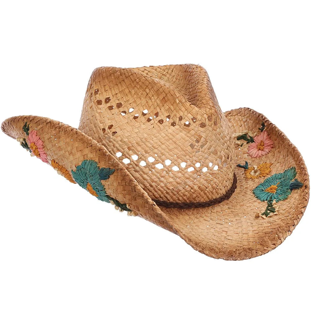 Scala San Minato - Straw Cowgirl Hat