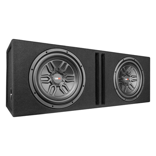 Bass Package 2 X SLC-MD12 In a Ported Box with S-1500.1/RD Amplifier and 4-GA Amp Kit 250 Watts Rms
