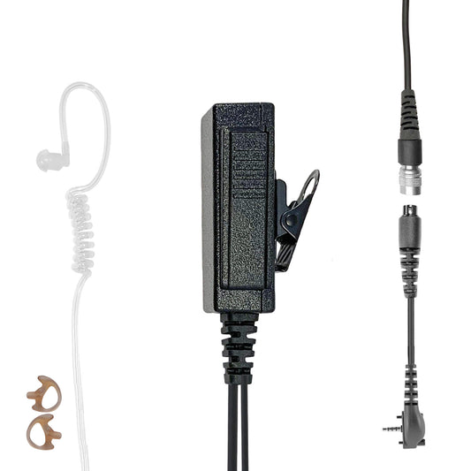 Mic & Earpiece Radio Kit - Quick Disconnect (Hirose) Vertex: 1 Pin w/ Security Screws